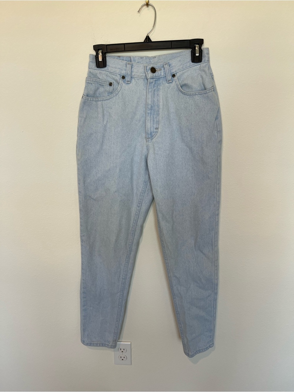 Vintage 80s-90s Riders by Lee Light Blue High-Rise Mom Jean Women's